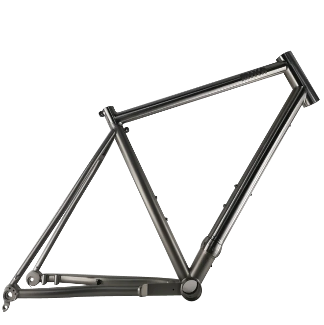 

Full Cable Housing Titanium Gravel Bicycle Frame