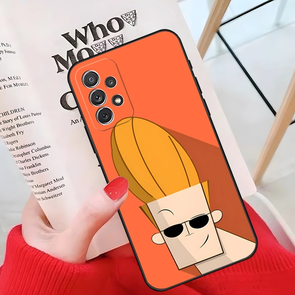 Johnny Bravo Anime Phone Case For Samsung Galaxy A55 A34 A33 S24 S25 S21 S22 S20 FE N20 10 Ultra A54 A53 A21 Back Cover