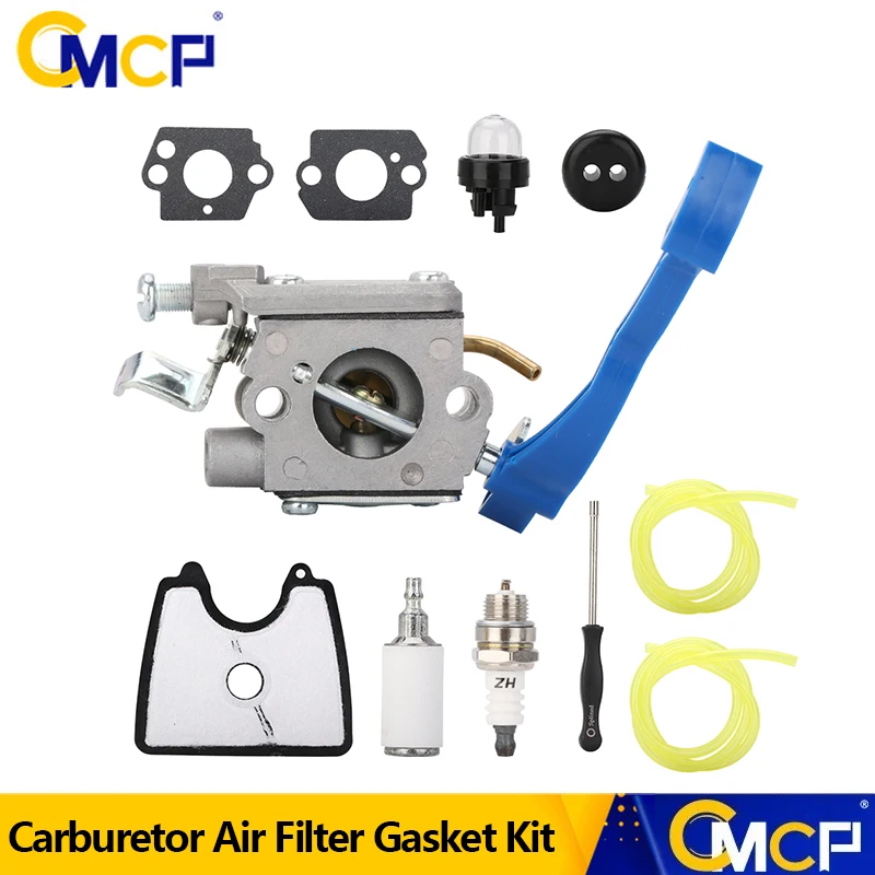 

CMCP Carburetor For Husqvarna 125B 125BX 125BVX ZAMA Blower Carb Air Filter Gasket Kit