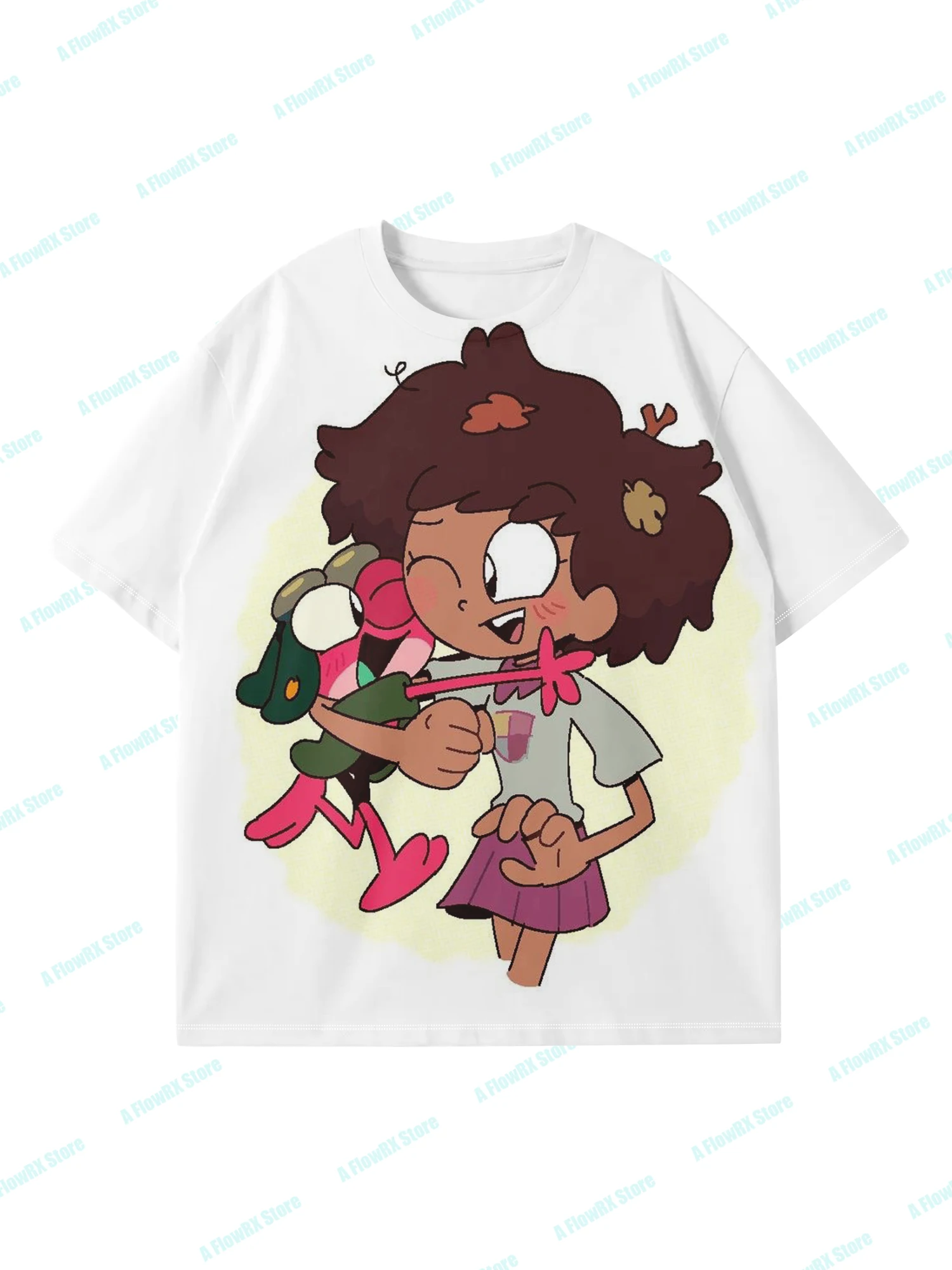 تيشيرتات Amphibia مطبوعة ثلاثية الأبعاد مثالية للاستخدام الخارجي غير الرسمي مناسبة للرجال والنساء والكبار والأطفال قابلة للتنفس ومريحة #1