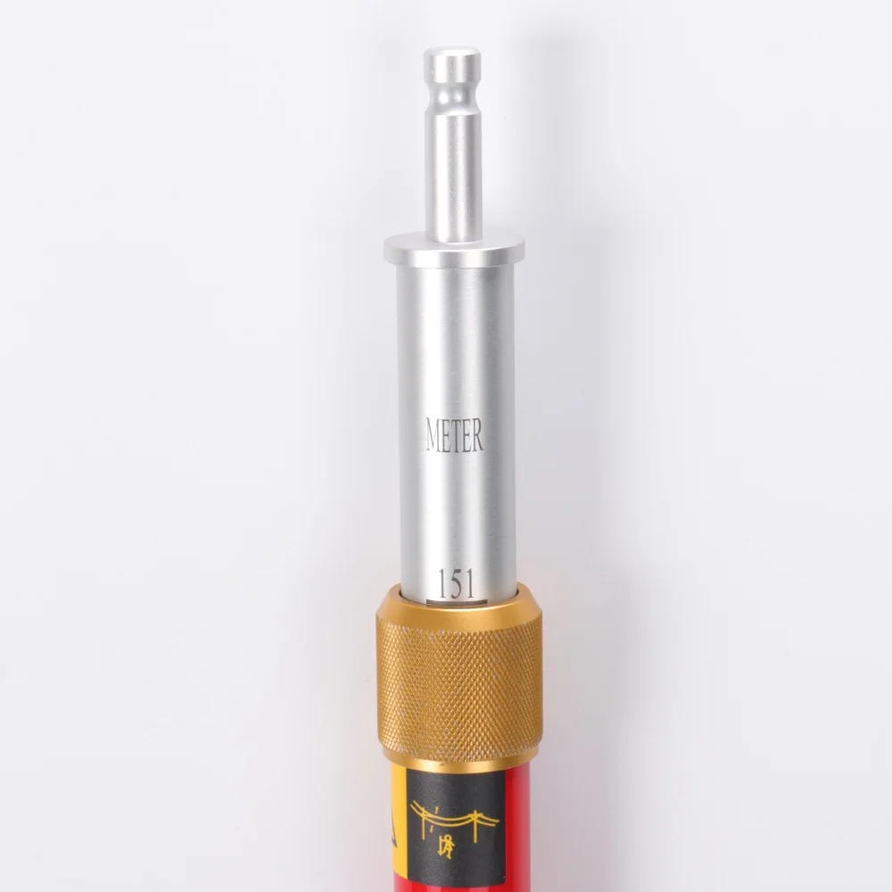 عمود مسح بريزما تلسكوبي 2.6 متر مع قفل ضغط ملفوف لمعدات المسح