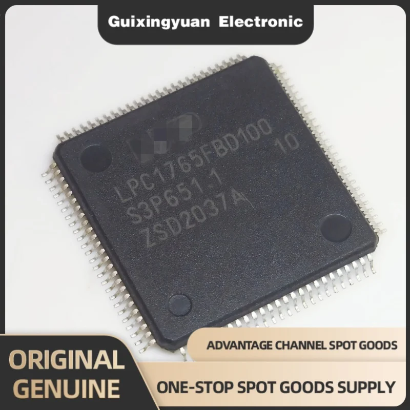 

1 шт. оригинальный подлинный микроконтроллер LPC1765FBD100 LPC1765 LQFP100 MCU, встроенный 32-битный микроконтроллер