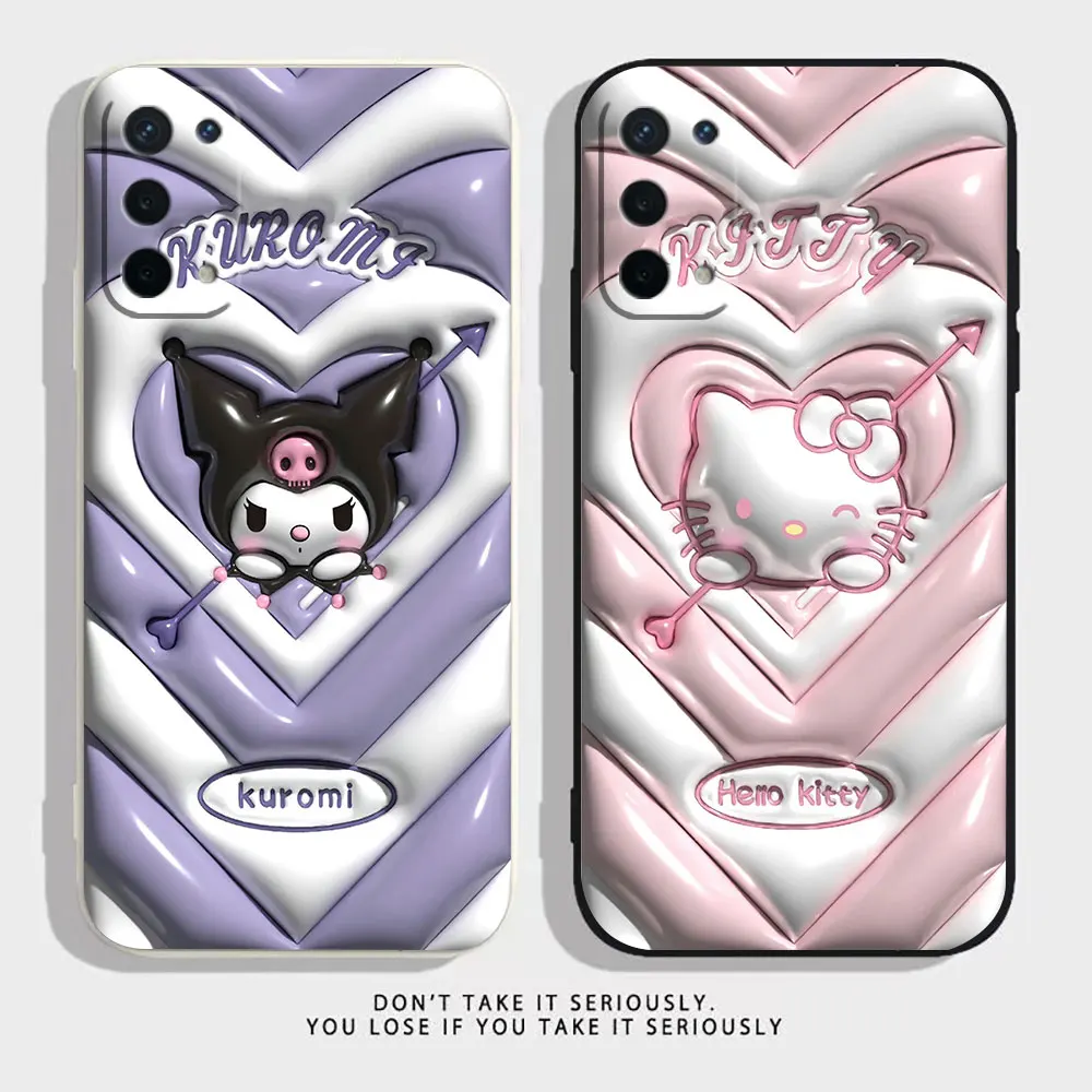 Cute Hello Kitty kuromi Phone Case For OPPO A15 A16 A17 A31 A38 A53 A54 A55 A57 A58 A72 A73 A74 A78 A92 A93 A94 5G Case Funda