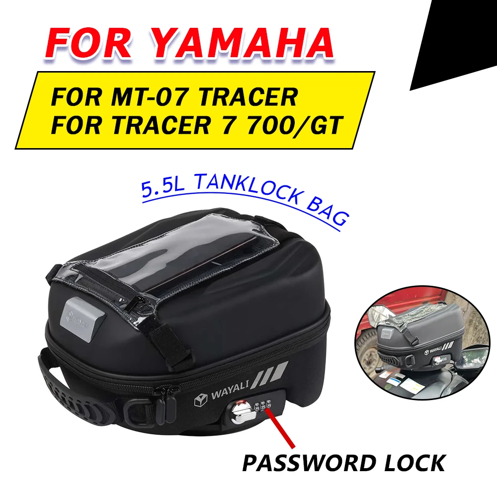 For Yamaha MT-07 Tracer 7 GT 700 GT MT07 Tracer 700GT 7GT Motorcycle Accessories Tank Bag Luggage Backpack Navigation Phone Bag