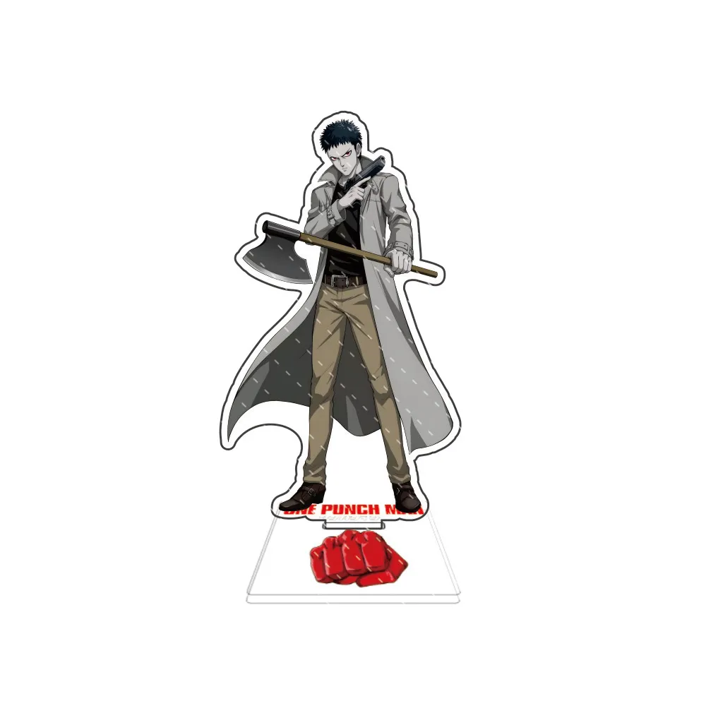 One Punch Man Anime  Figure Saitama Genos Tatsumaki Garou 15cm Acrylic Stand Model Plate Desk Decor Fans Gift