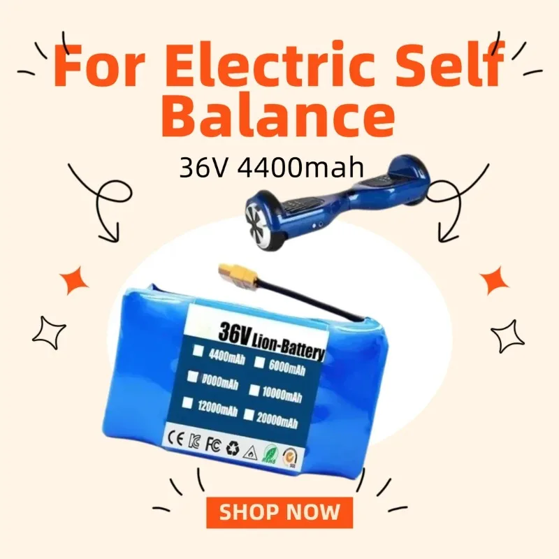 

36V 4400mah for Electric Self Balance Scooter Hoverboard Li-ion Battery Pack
