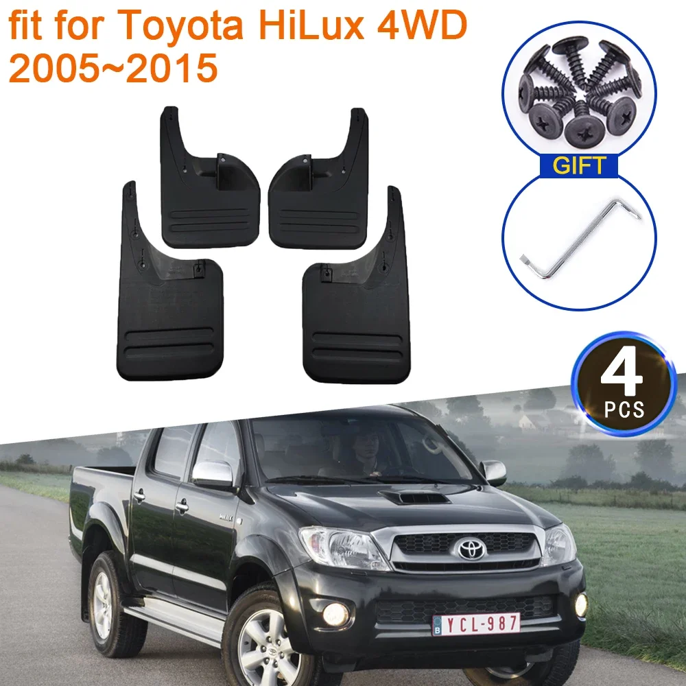 

Брызговики для Toyota HiLux 4WD 2005 ~ 2015, аксессуары для грузовиков OX 2006 2007 2008 2009 2010 2011 2012 2013 2014