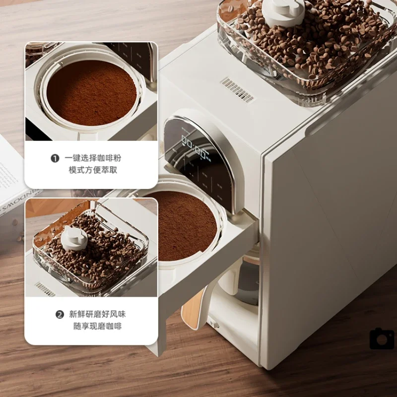 American Coffee Maker Household Automatic Grinding Machine Small Office Coffee Machine Cafetera Expreso Household Appliances