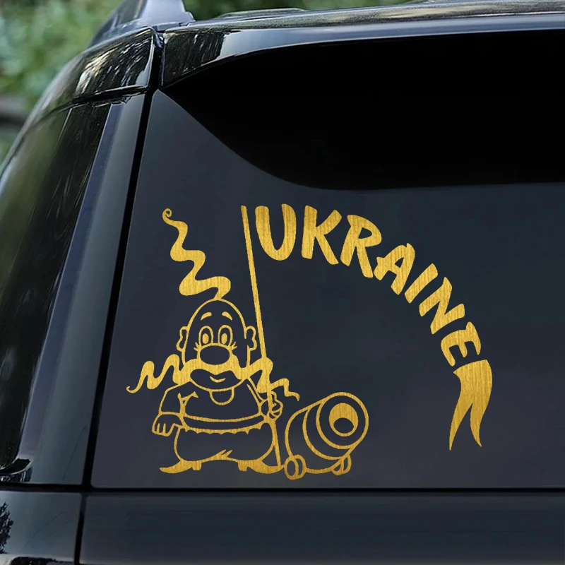 M1013 #   Mohamed Ukraine Autoaufkleber, wasserfest, Vinyl-Aufkleber, Autozubehör, Dekor, Pegatinas Para Coche, ohne Hintergrund