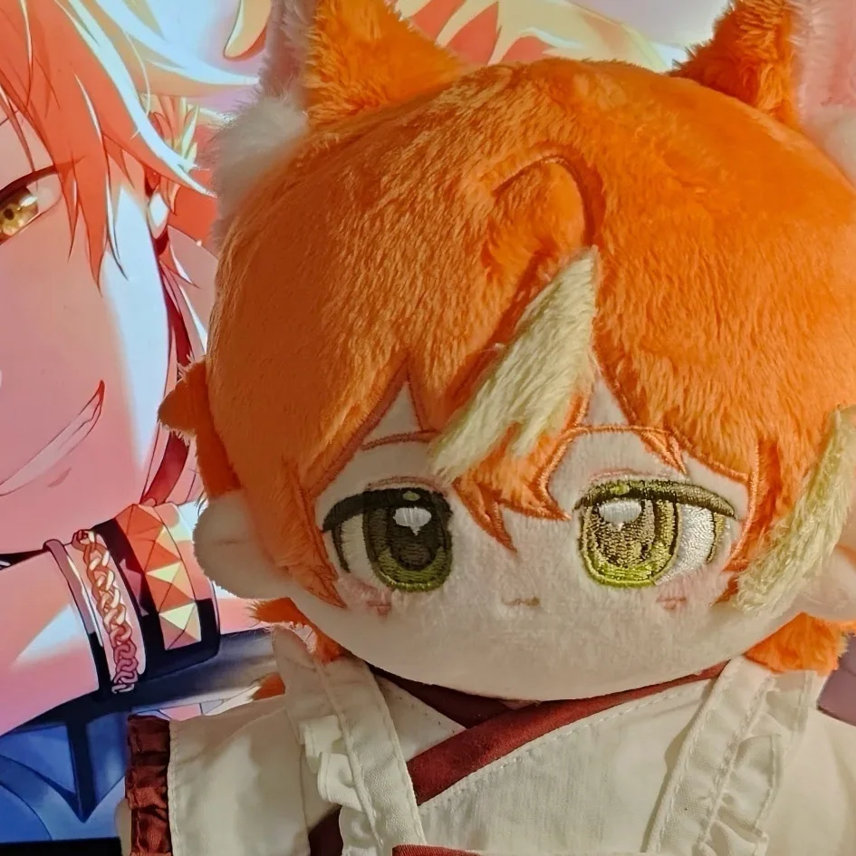

Shinonome Akito аниме плюшевая кукла Kawaii животное ухо мягкое тело платье одежда хлопковые плюшевые фигурки куклы Рождественский подарок 20 см