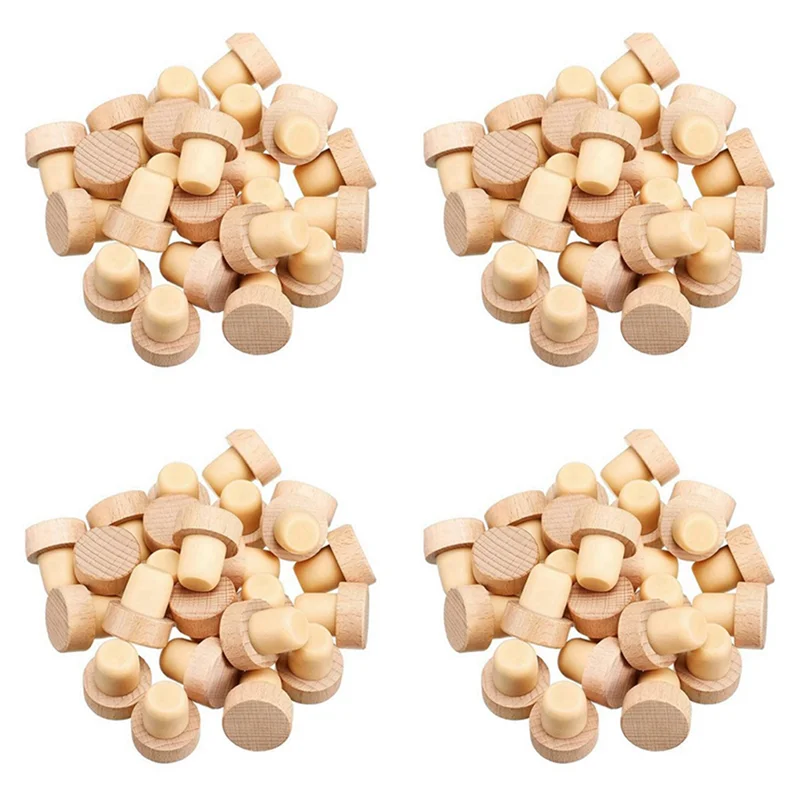 

B23B 200Pc Wine Bottle Cork T Shaped Cork Plugs For Wine Cork Wine Stopper Reusable Wine Corks Wooden And Rubber Wine Stopper