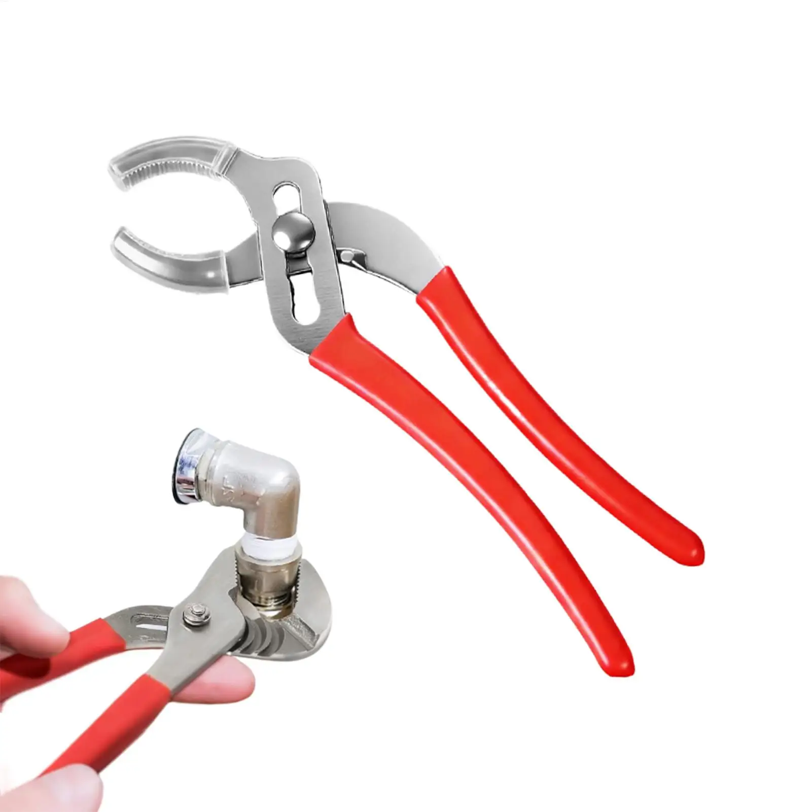 Water Pump Pliers 1pc Adjustable Wide Jaw Non Slip Multi Angle Joint Plier Oil Filter Wrench Mechanic Tool For Pipe Fitting