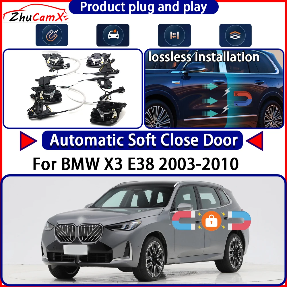 

OEM Electric Door Lock Actuator for BMW X3 E38 2003-2010 Soft Close Door Kit Power Latch System Auto Pull Door Easy Close