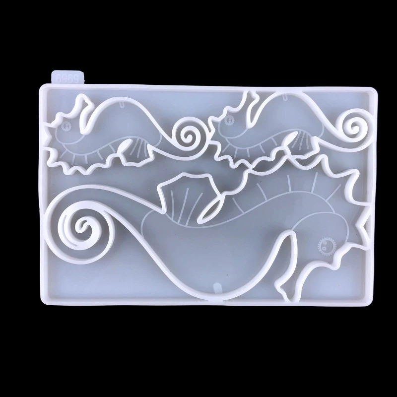 Hippocampus Sea Horse Silicone Mold Fondant Sugarcraft Cake Decor Tools Chocolate Gumpaste Jelly Mold Home Baking Tool