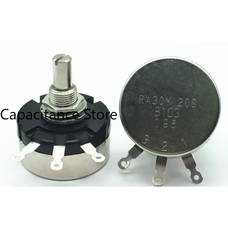 

5PCS Single coil wire wound potentiometer RA30Y20SB103 B102 B202 B502