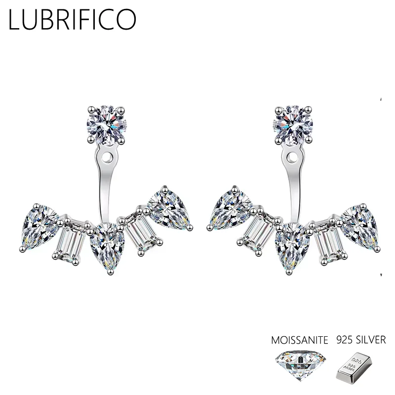 

Серьги-гвоздики с муассанитом 6,0 карата, серебро 925 пробы, лабораторные серьги с бриллиантами для ювелирных изделий, свадебной вечеринки