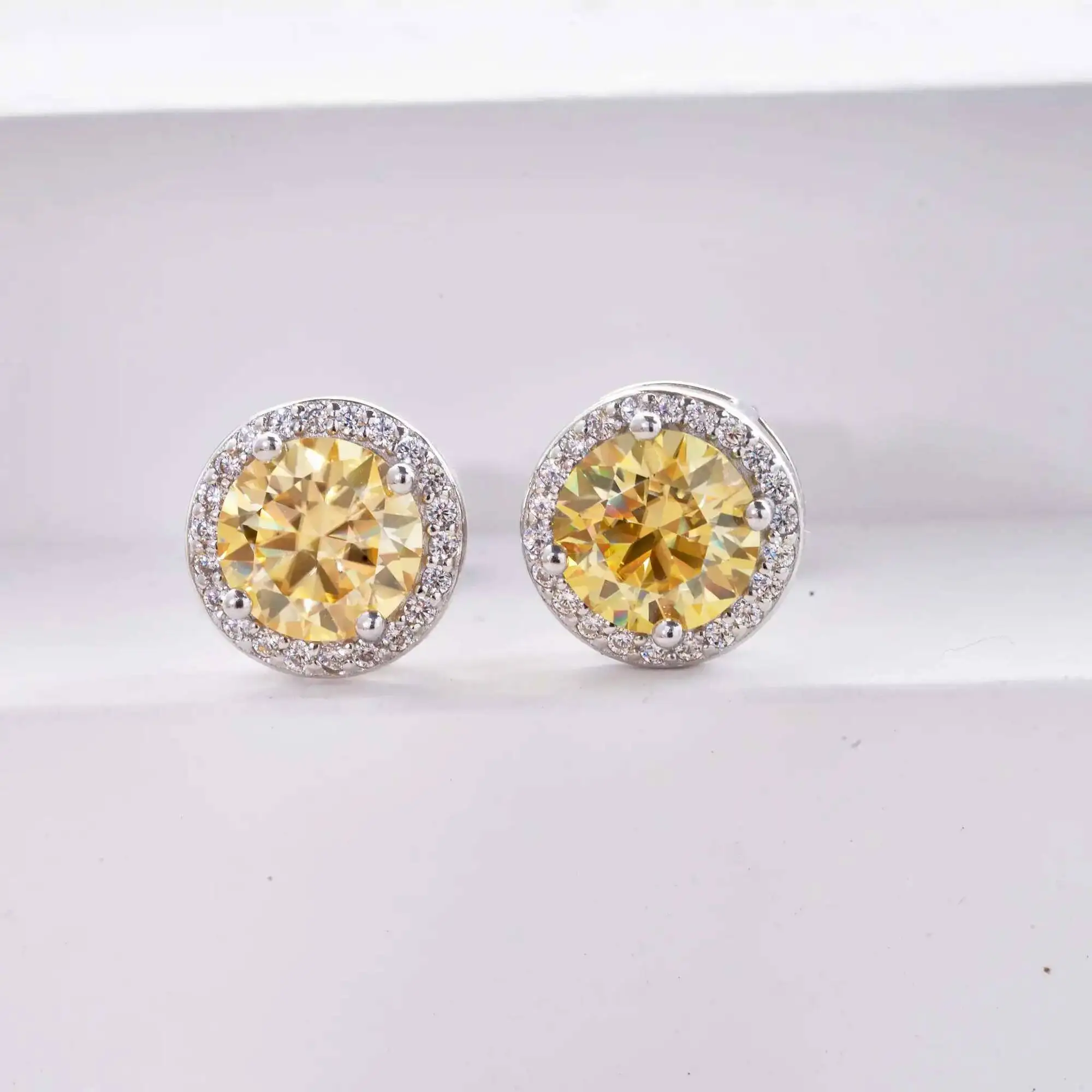 Thumbnail 2 - #55 Latest Moissanite Stud Earrings Offers