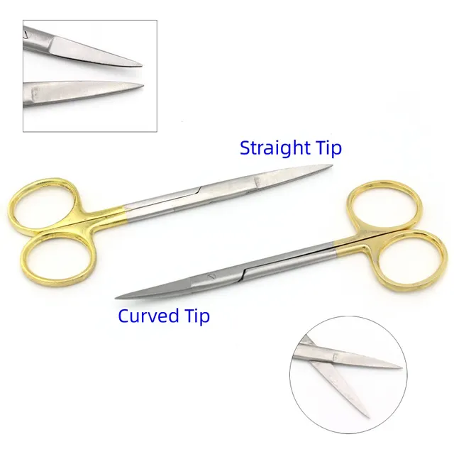 Golden Handle Surgical Scissors for Precise Cutting
