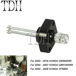 Tensor de cadena de distribución de cámara Manual negra para motocicleta, CNC, aluminio, para Honda CBR600RR, CBR1000RR, CBR 600, 1000 RR, VFR800, VFR 800