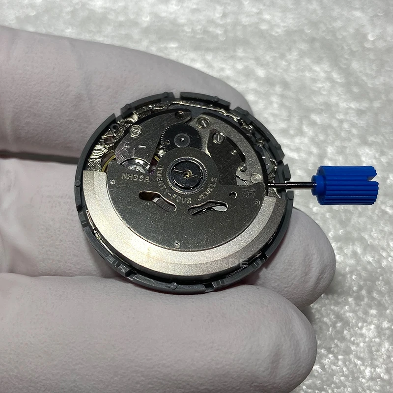 Movimento Mecânico Relógio Automático, Alta Precisão, Peças de Reparação Top, Nova Importação Japão, Original, TMI, NH38A, 24 Jóias