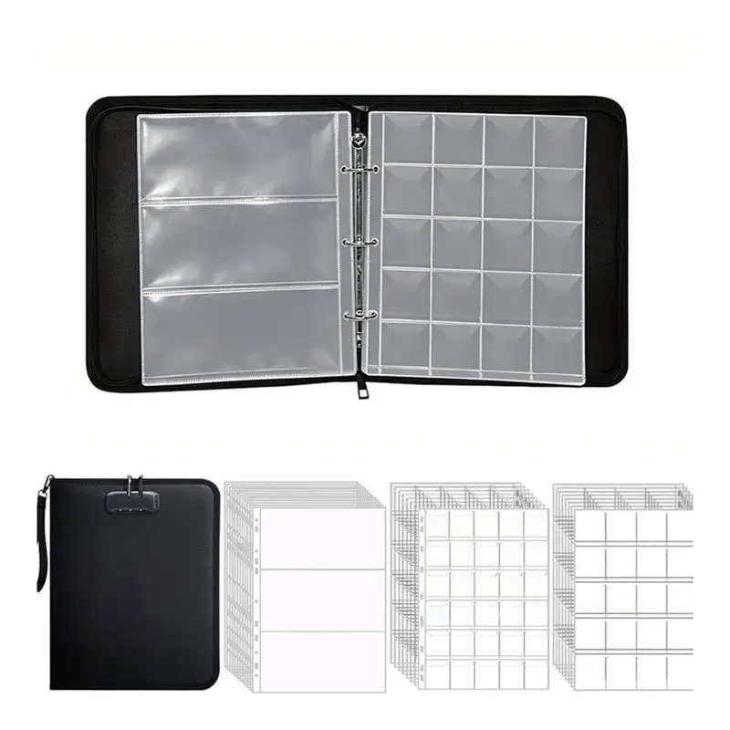 [newa08r】-album-portamonete-ignifugo-con-360-tasche-e-36-custodie-per-monete-raccoglitore-per-monete-da-un-centesimo-distintivi-e-monete-da-collezione