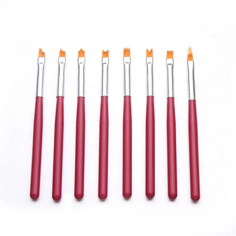 color Nail Art Brushes Professional Flower Painted Pen UV Gel French Phototherapy Acrylic Drawing Brushes Nail Tool