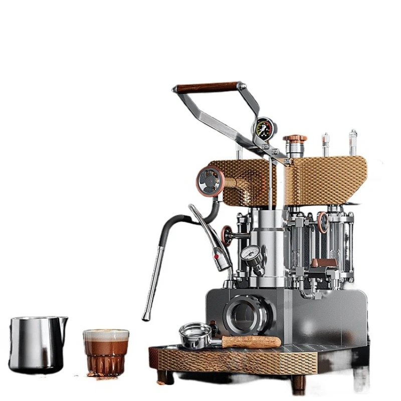 

Manual tie rod type, electric heating coffee machine, steam semi-automatic coffee