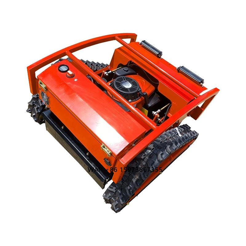 Smart Remote Control Lawn Mower With 550mm Mowing Width Zero Turn Lawn Mower Robot With Rubber Tracks