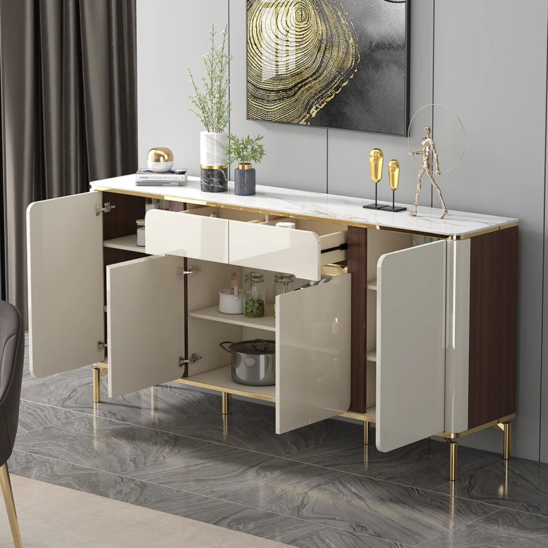 Credenza di lusso in legno Ristorante Produttore di mobili per la casa Credenza Buffet Cabinet
