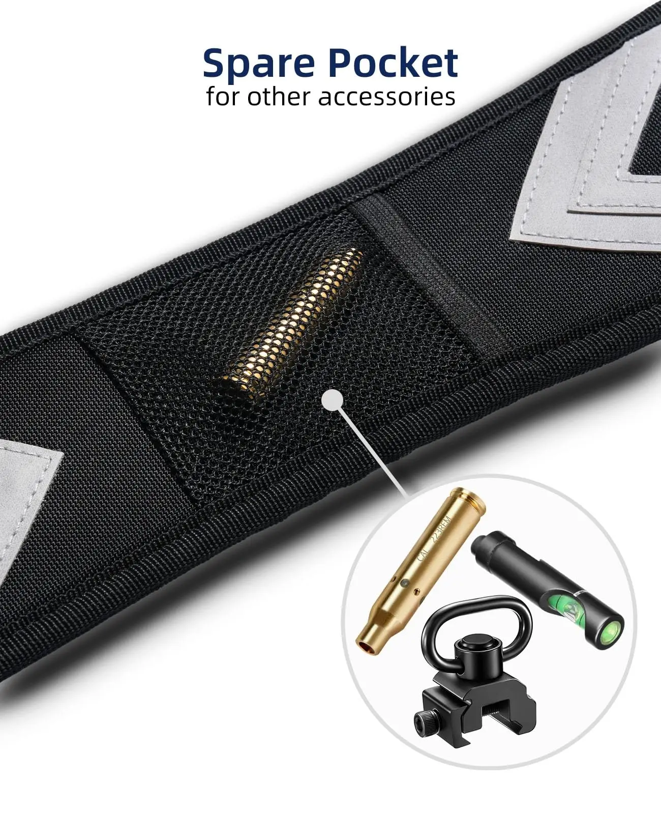 

Two-Point Sling with Spare Pocket Removable Swivels Adjustable Longer Length with Comfortable Neoprene Padded Durablen