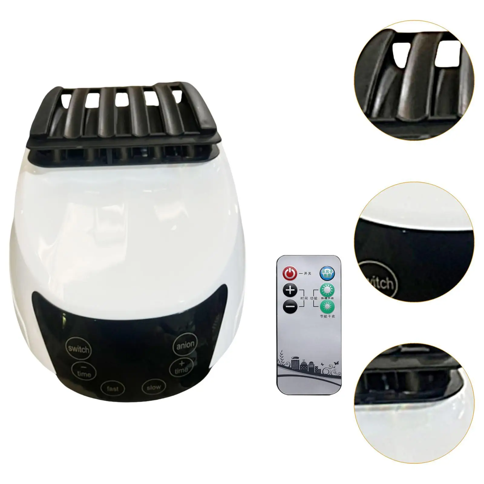 Portable Clothes Dryer Adjustable Timer for Delicate Garments Apartment Home