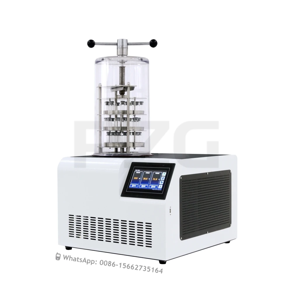 

Laboratory Branch Gland Freeze Dryer Table-Top With Stoppering Chamber Pharmacy Freeze Dryer Agriculture Freezer Dryer