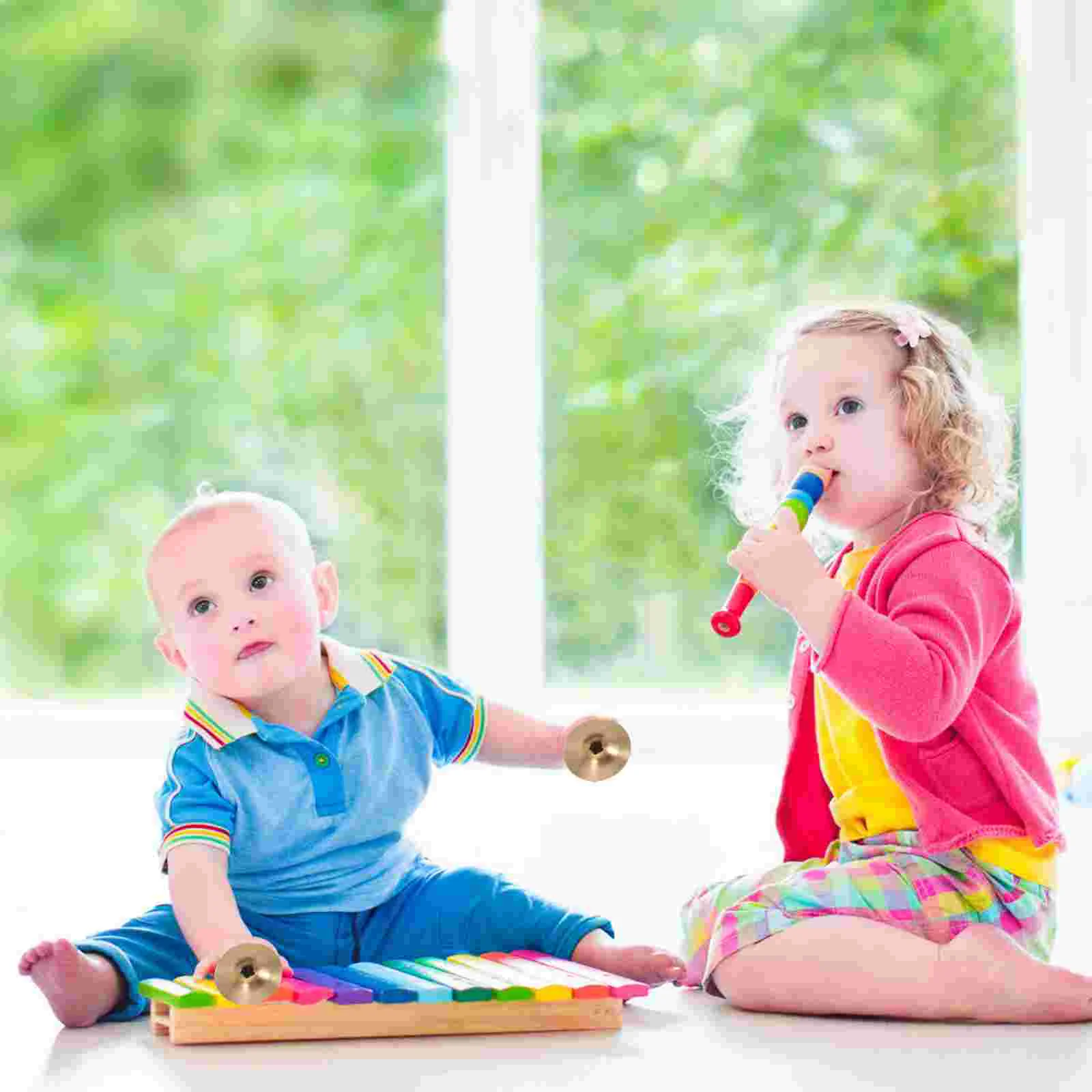 10 Pcs Small Orff Copper Cymbals Child Baby Musical Instruments Gongs Finger Belly Dancing