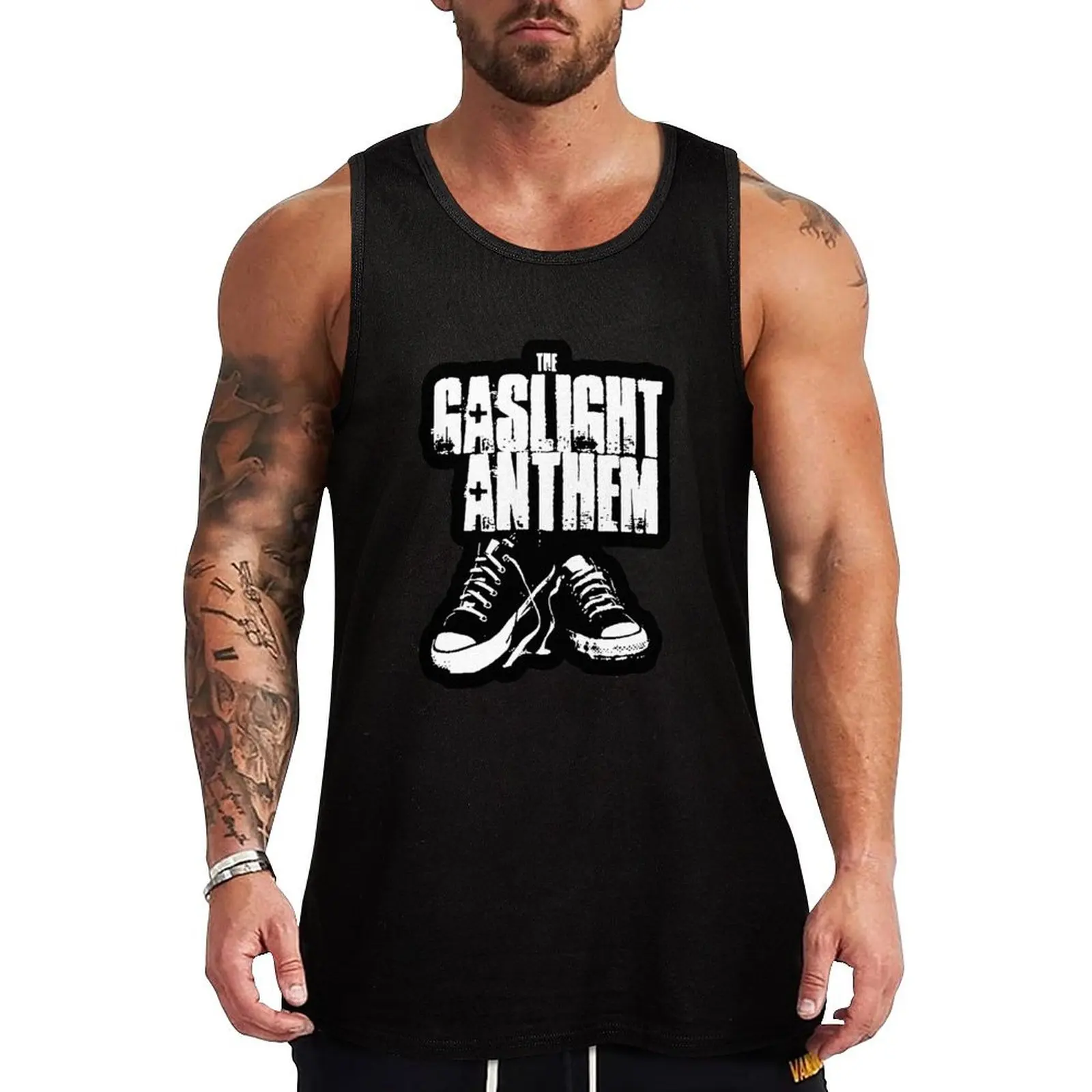 

gaslight anthem Tank Top Dry Fit Athletic Tank Top Sleeveless Gym Workout Shirt