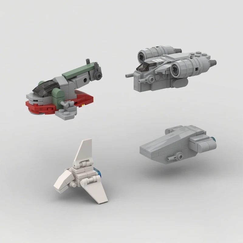 152 個 MOC StarBatter Slave1 カミソリクレストインペリアルラムダシャトルドロップシップマイクロサイズ DIY モデルビルディングブロック誕生日おもちゃギフト
