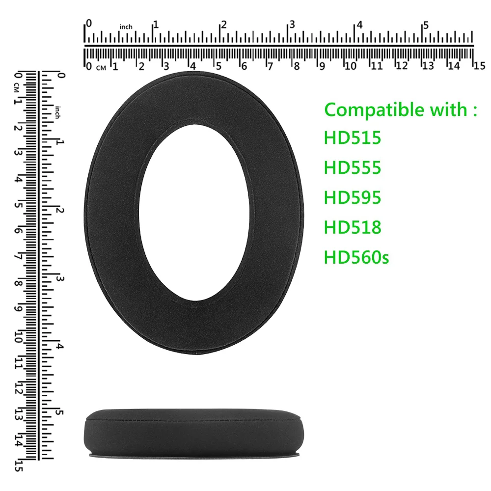 젠하이저 헤드폰용 교체 이어 패드, HD598 Cs HD598SE HD 598 SR HD518 HD558 HD595 HD599 HD569 HD579