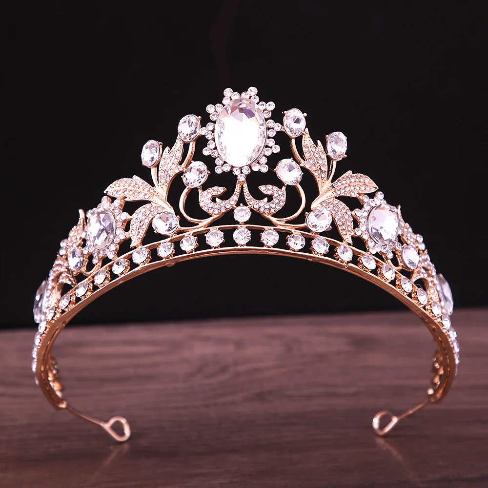 Bridal Crown European Wedding Dress Crown New Crown Party Birthday Performance Carnival Hair Accessories view 4