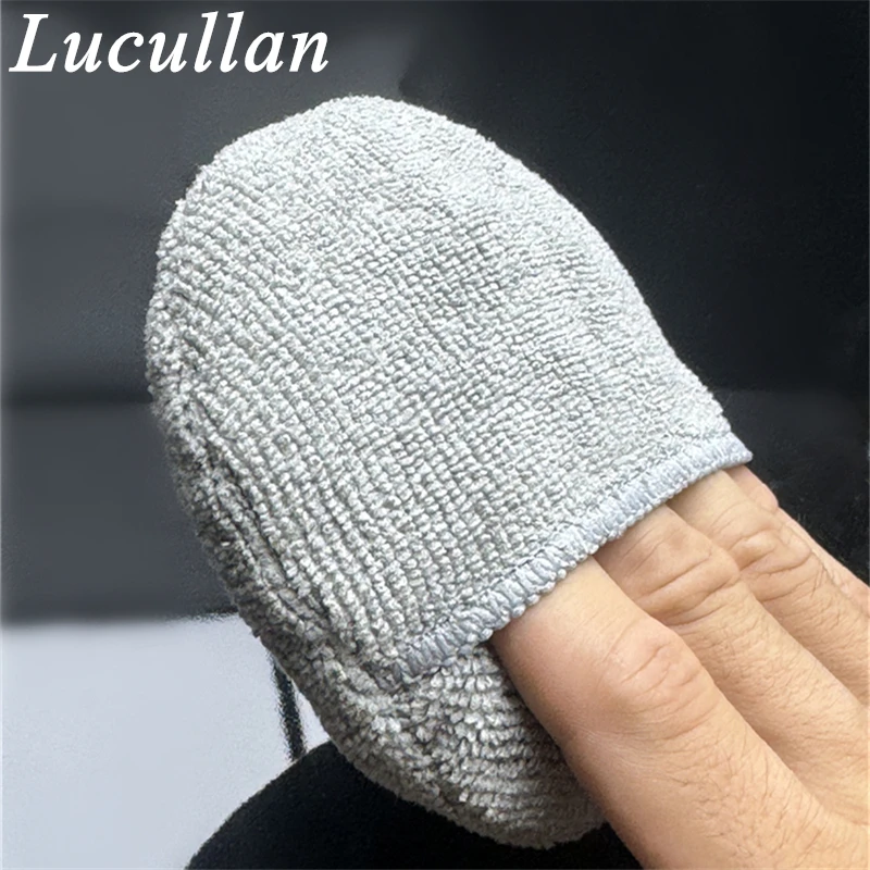 Lucullan Ice Grey Pocket Puck NO SOAK Applicator Ergonomic Ceramic Coating Applicator