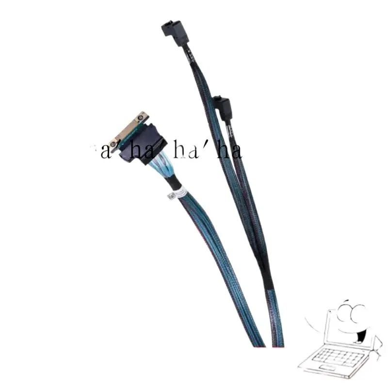 

1 Dell n7ht1 0n7ht1 perc dual mini SAS HD SFF-8643 cable for PowerEdge R740