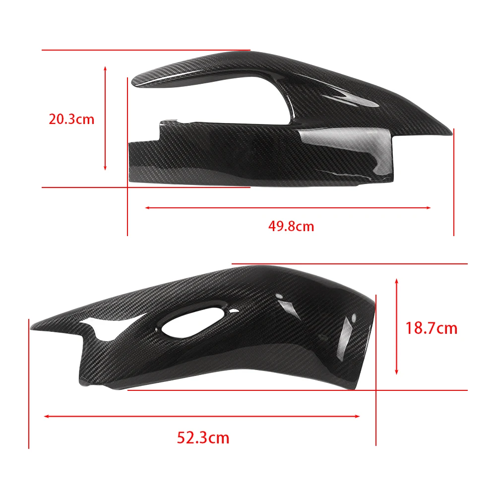 Motorcycle Carbon Fiber Swing Arm Cover Gloss Twill For Honda CBR1000RR 2012 2013 2014 2015 2016 2017 2018 2019 2020 2021 2022