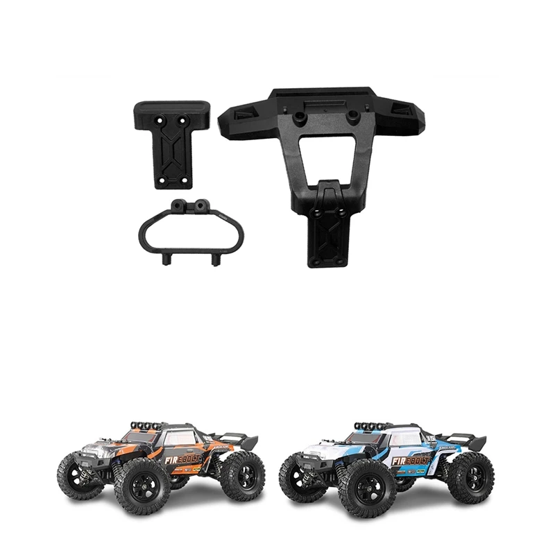 Front Bumper e Bumper Mount Set, Fit para HBX HAIBOXING 901, 901A, 903, 903A, 1/12 RC Car, Atualizações de peças, acessórios sobressalentes