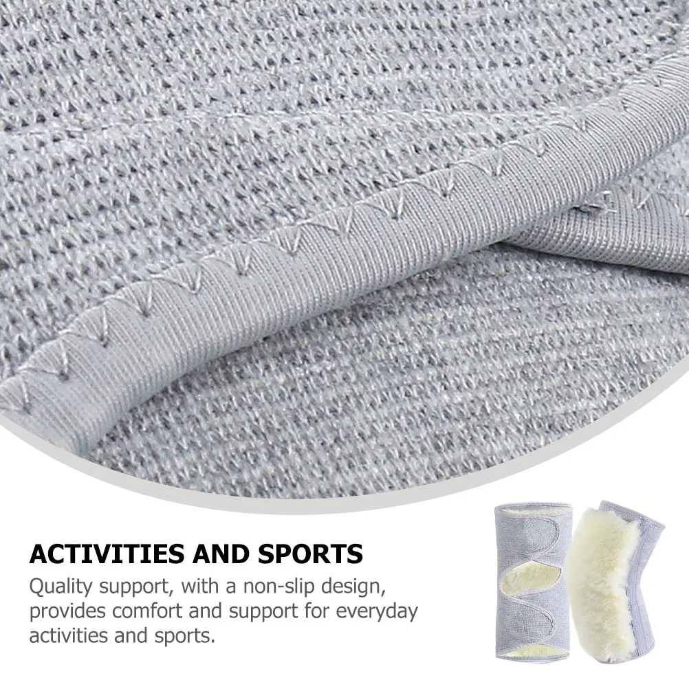 

Knee Pads Comfortable Bracket Cashmere Protector Warm Kneelet Anti Cold Sports Injury Prevention Elastic Breathable