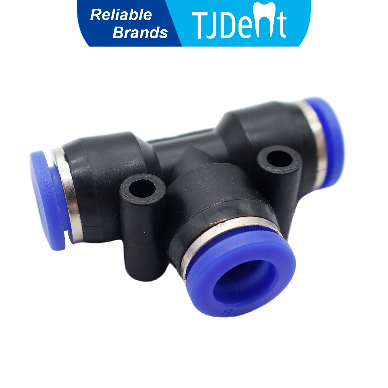 

TJDent 1pcs Dental Chair Unit Accessories T-type 3-Way Connection Adapter Quick Connector Pipe Air Quick Release Connector