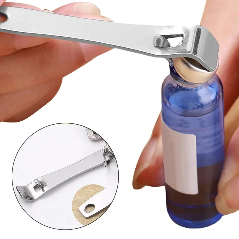 1/5Pcs Stainless Steel Oral Liquid Vial Opener Nurse Doctor Medical Tool Portable Ampule Bottle Can Opener Kitchen Accessories