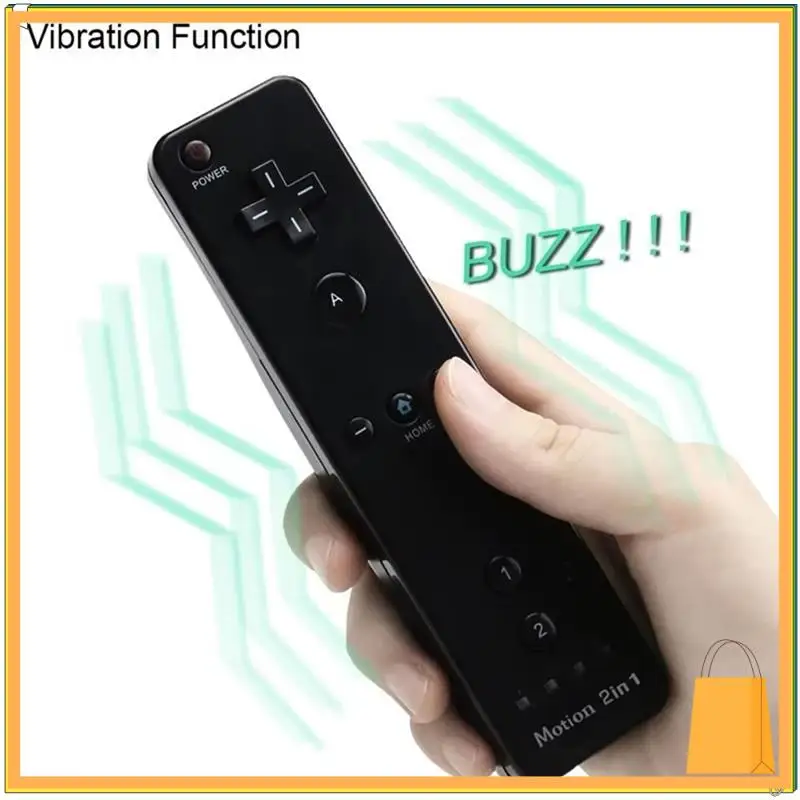 L52A-Bluetooth-геймпад для консоли Wii/Wii U, беспроводной пульт дистанционного управления с Motion Plus, Nunchuck и ремешком на запястье E