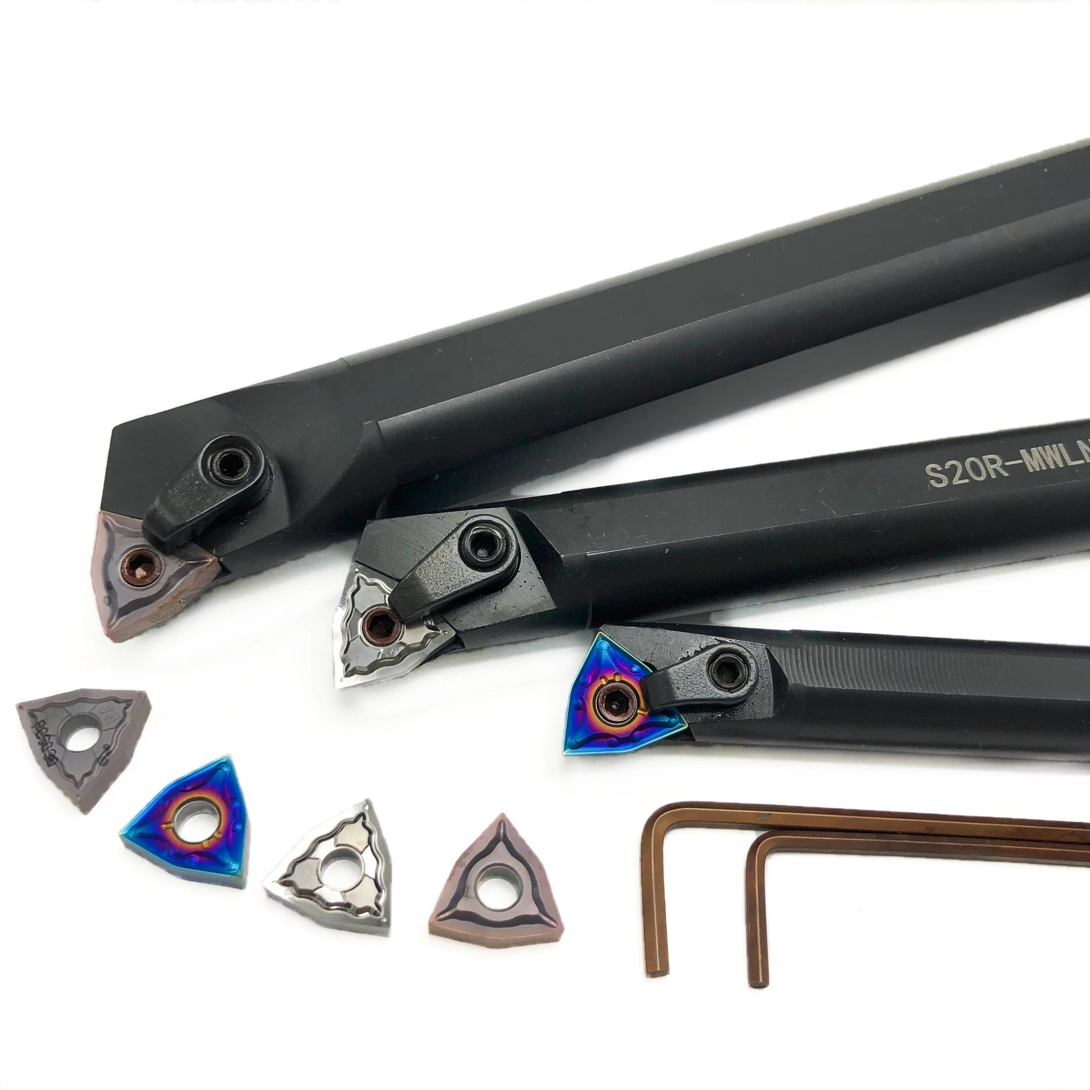 เครื่องตัด CNC S16Q-MWLNR08 S20R-MWLNR08 S20R S16Q S25S ภายในสำหรับ WNMG080404เครื่องกลึงเครื่องมือกลึงภายใน S25S-MWLNR08