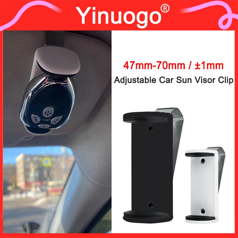 

Garage Remote Control Car Sun Visor Clip 47-70mm Adjustable For Gate Remote Control Garage Door Opener Car Key Hand Transmitter