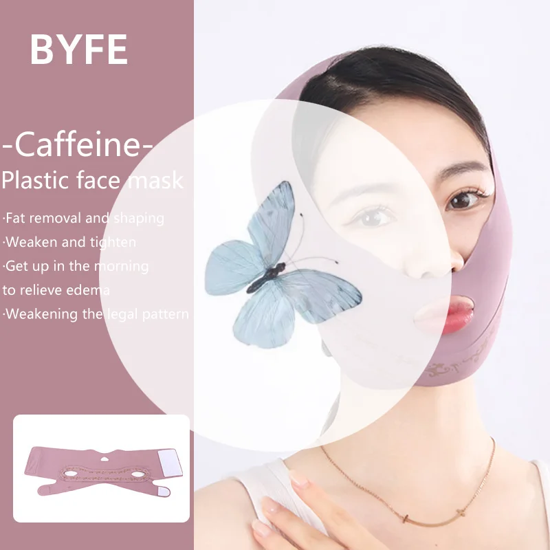 Mento Guancia Benda dimagrante V Shaper V Linea Maschera di sollevamento Lifting del viso Antirughe Fascia per dormire Maschera Bellezza Salute