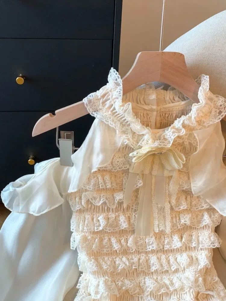 بلوزة Ele Knot Long Sve بقصة ضيقة للنساء لخريف 2025 بتصميم أصلي من ألياف البوليستر ملابس غير رسمية