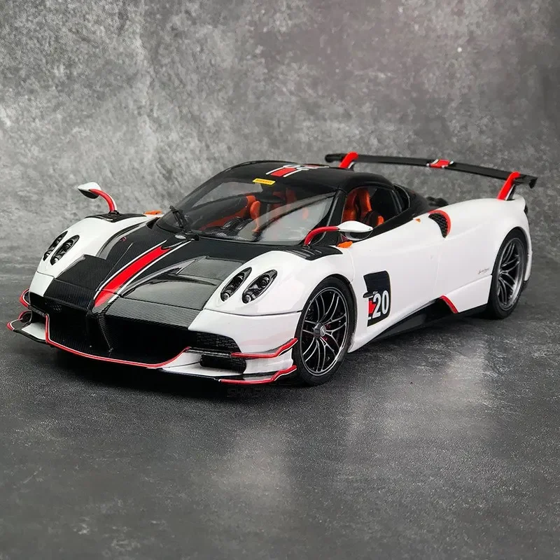 

1:32 Pagani Huayra BC Alloy Sports Car Model Simulation Diecast Metal Toy Car Model Sound and Light Collection Children Toy Gift